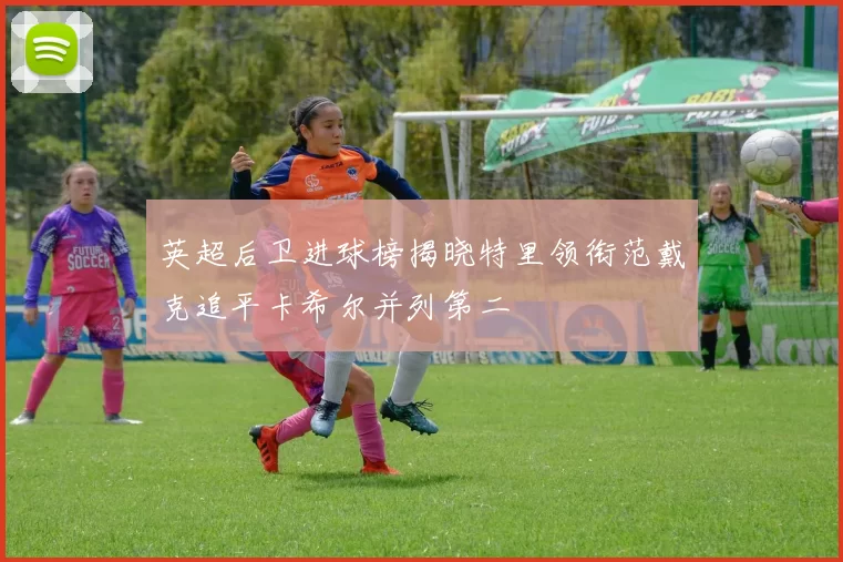 英超后卫进球榜揭晓特里领衔范戴克追平卡希尔并列第二